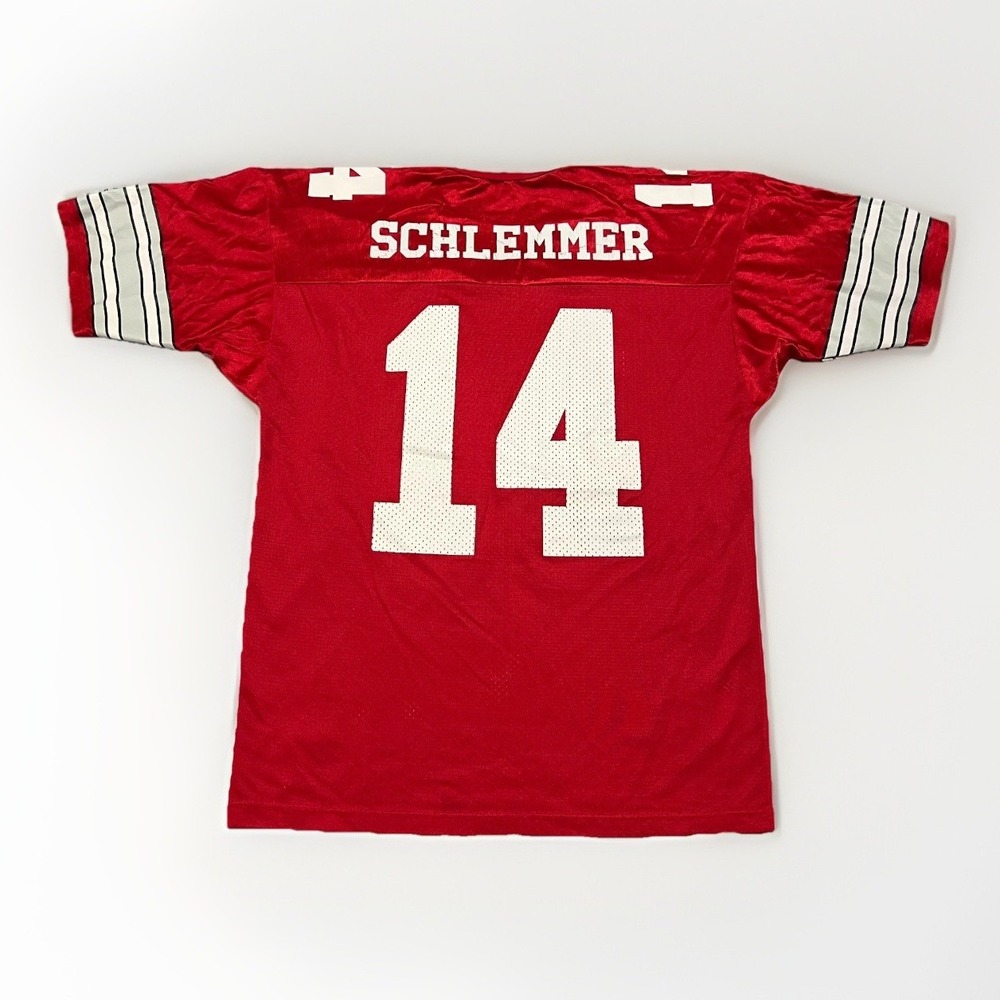 VTG Champion Mens Ohio State Buckeyes #14 Schlemmer Official Football Jersey 44 - Picture 4 of 6